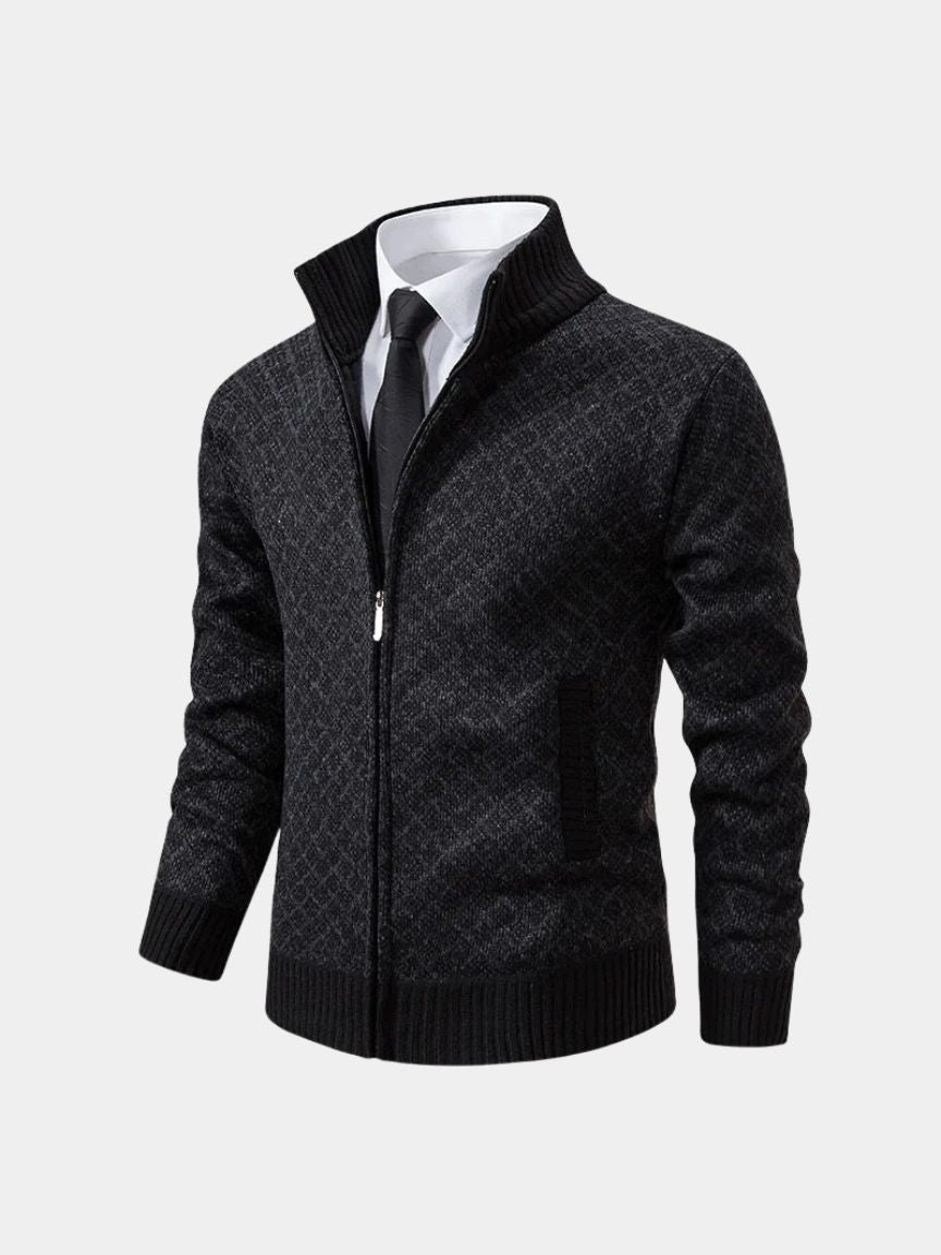 Vintage Jacquard Cardigan - Montierri