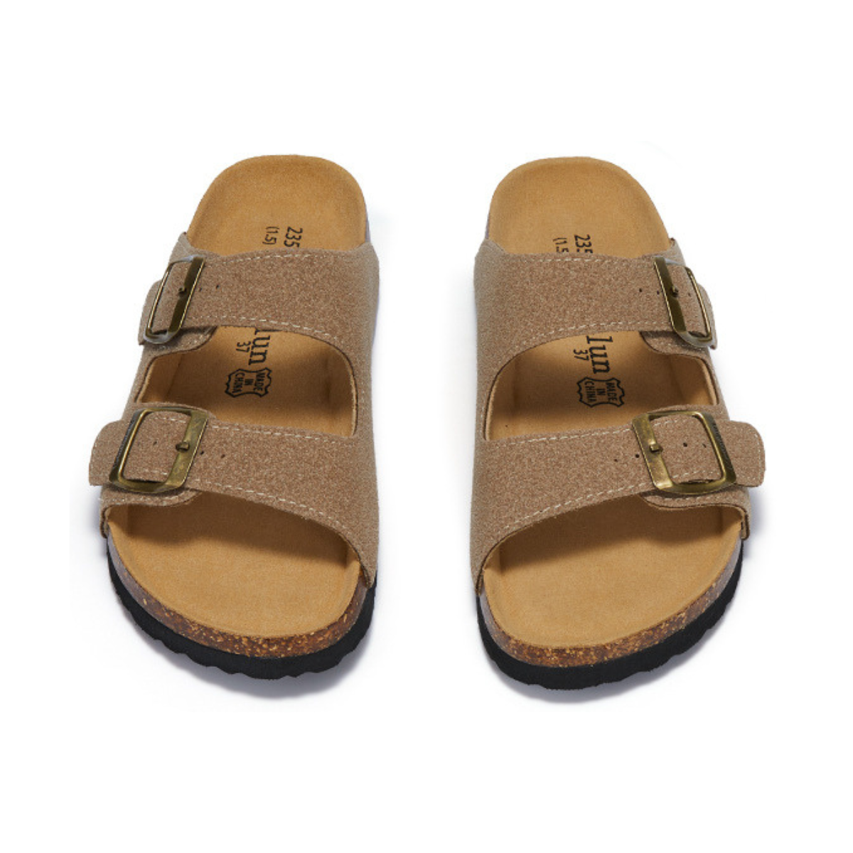 Suede Birken Sandal - Sand | Montierri