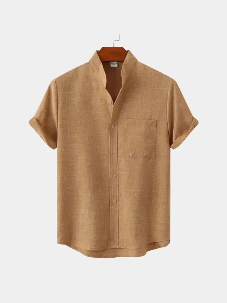 Executive Resort Linen Shirt — Avelmontis