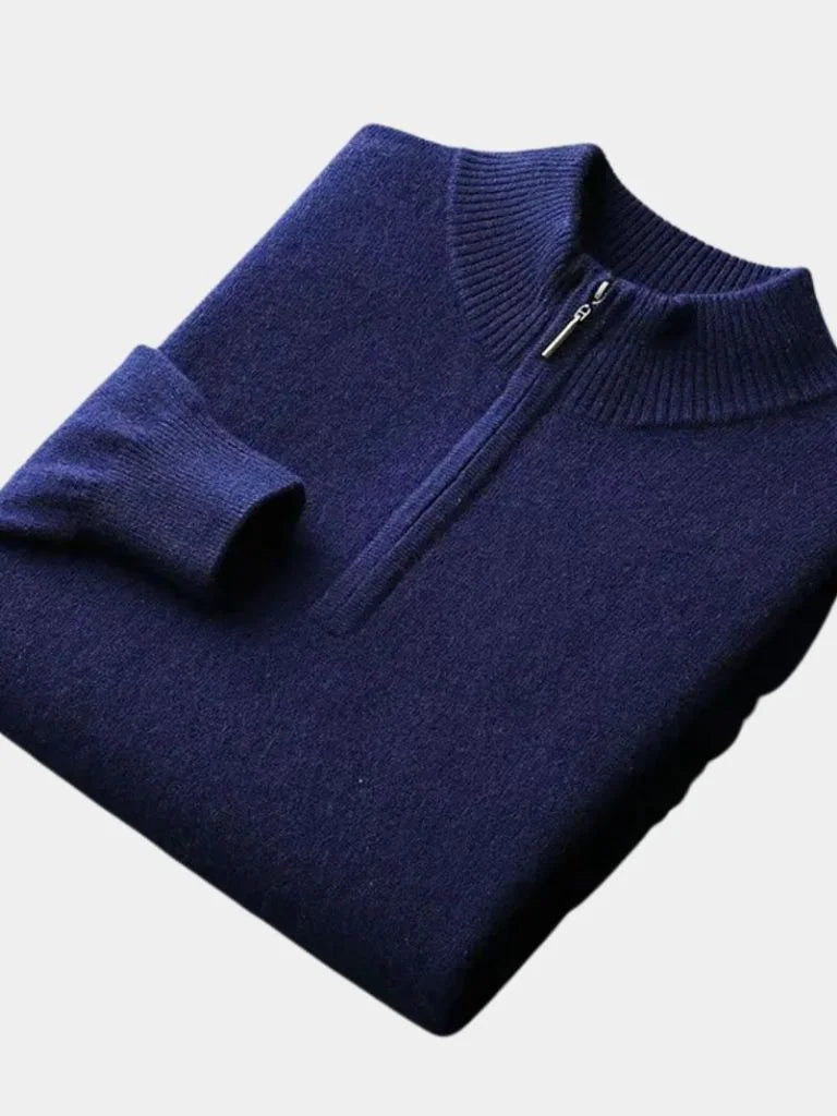 Merino Half Zip Sweater — Avelmontis