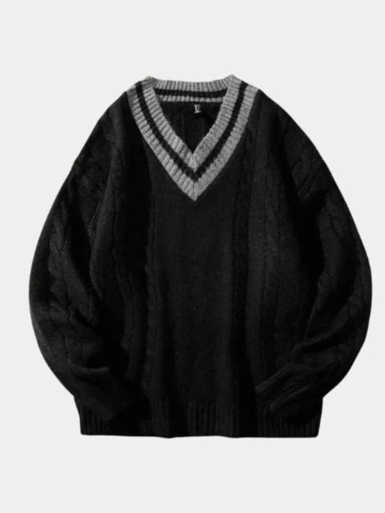 Minimalist V-Neck Sweater — Avelmontis