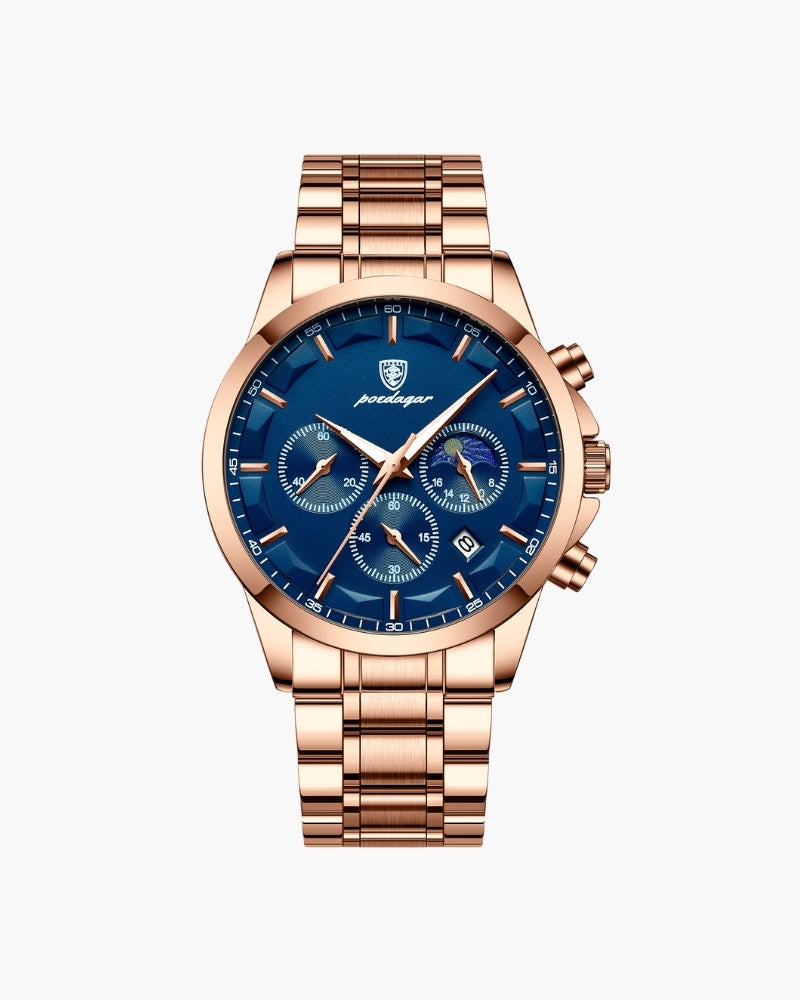 Precision Chronograph Steel Watch — Avelmontis