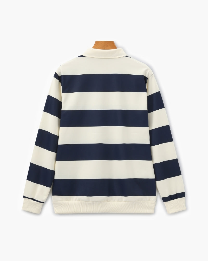 Vintage Stripe Rugby Polo - Montierri