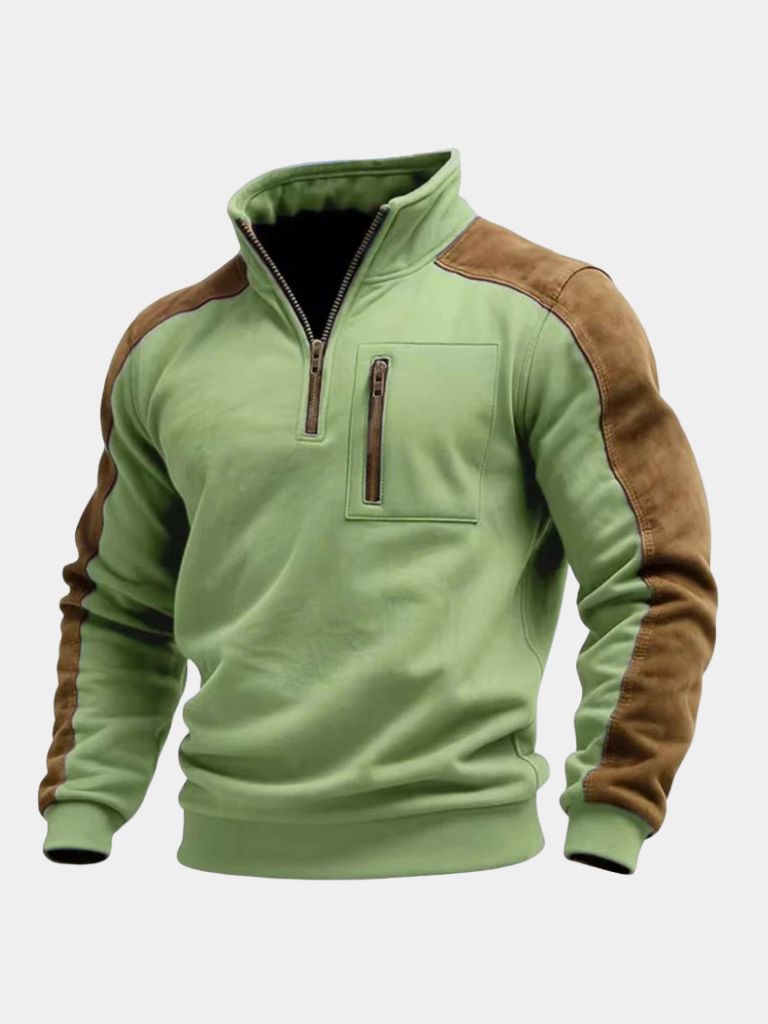 Urban Explorer High Collar Quarter Zip Pullover - Montierri