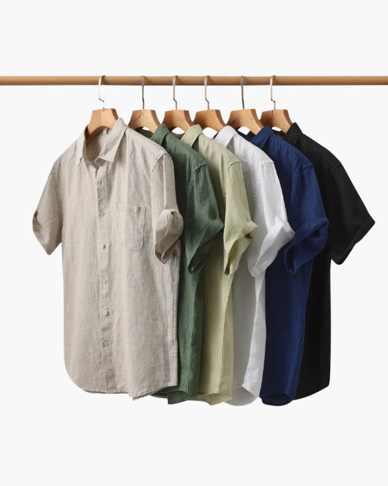 Cape Town - Linen Shirt (Shortsleeve) | Bellmont Society