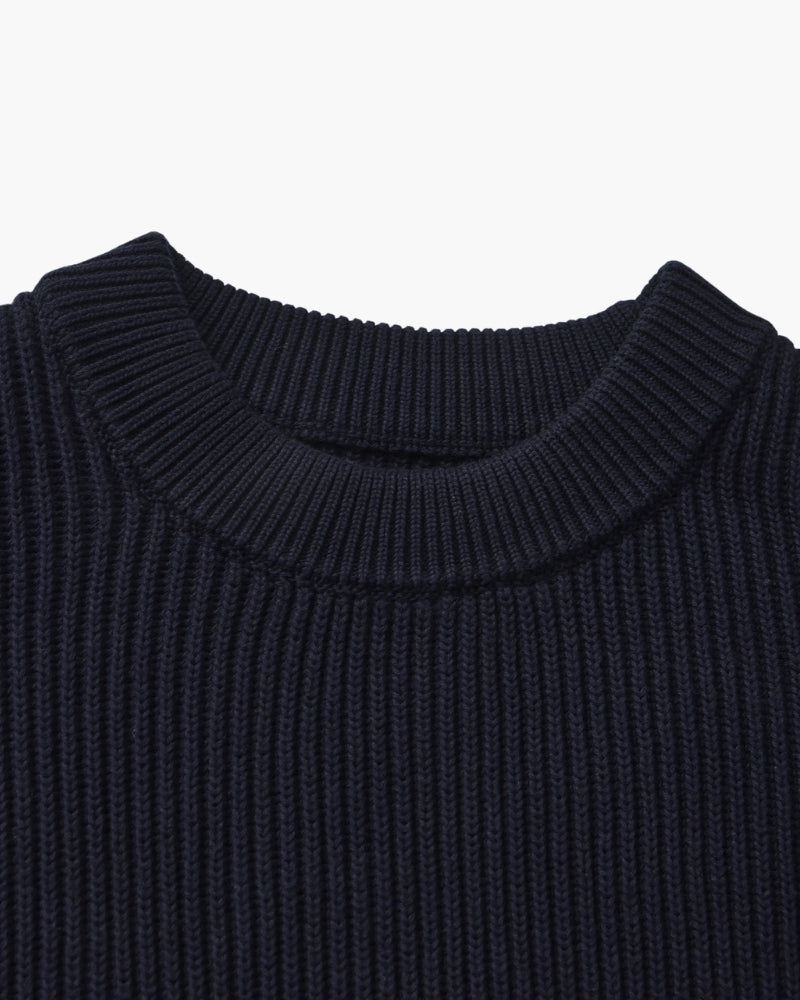 Rib Knit Crewneck - Montierri