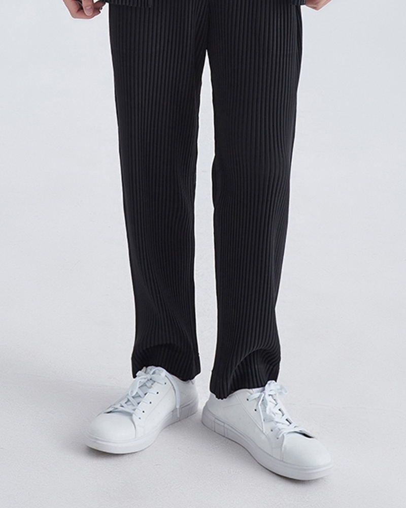 Ribbed Cotton Pantalon - Montierri