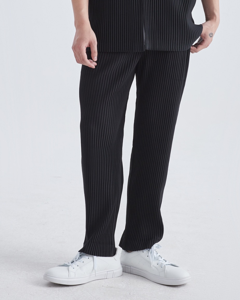 Ribbed Cotton Pantalon - Montierri