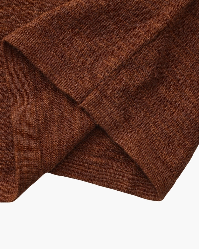 Linen Cotton Essential Crewneck — Avelmontis