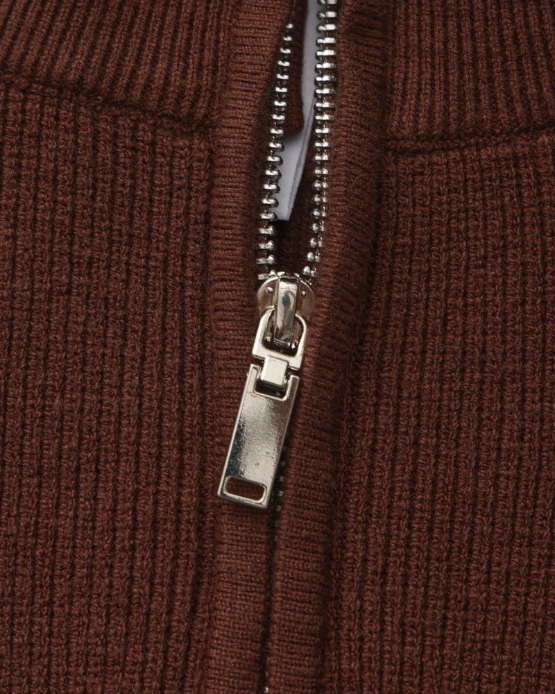 Refined Half-Zip Knit Pullover — Avelmontis