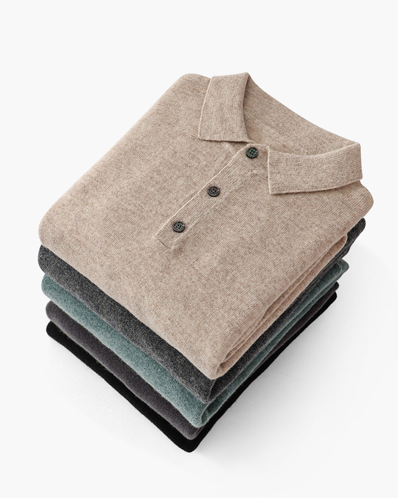 100% Cashmere Polo | Bellmont Society