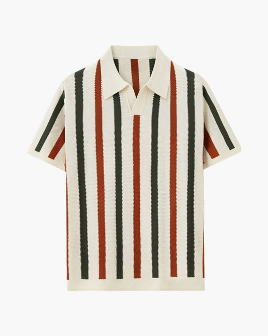 Resort Knit Stripe Polo — Avelmontis