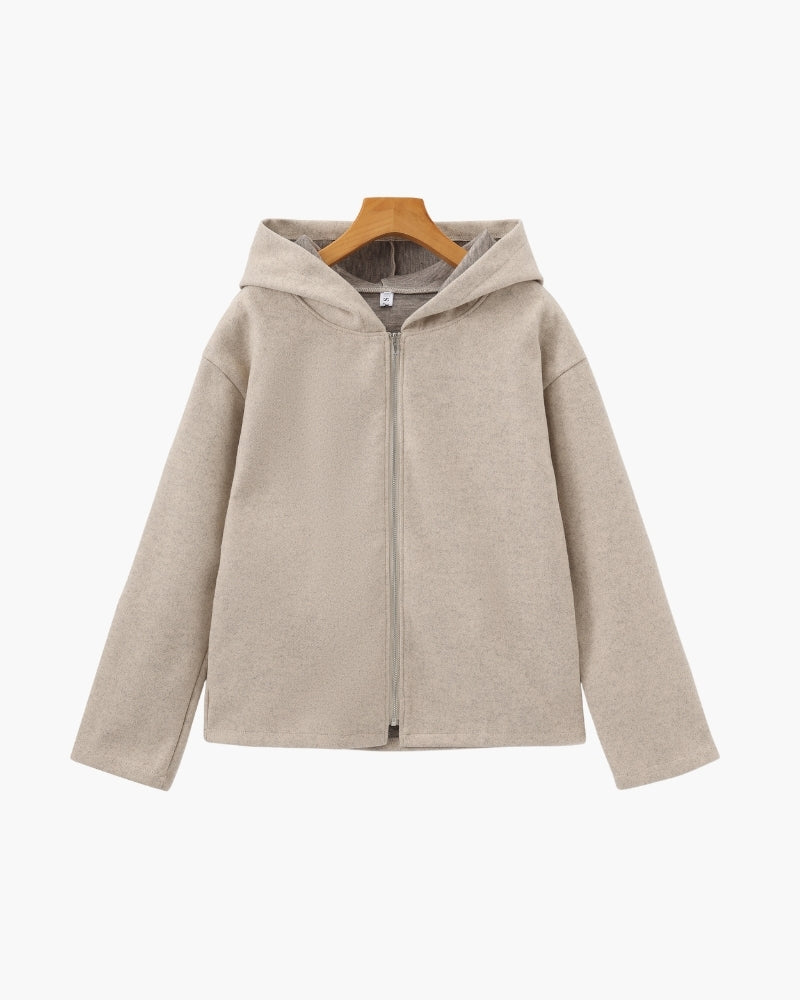 Marlow Wool Zip Coat — Avelmontis