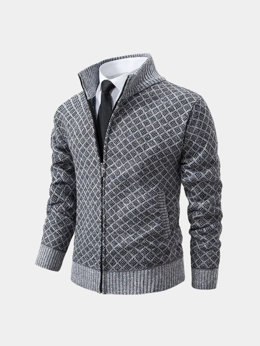 Vintage Jacquard Cardigan - Montierri