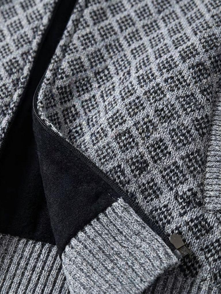 Vintage Jacquard Cardigan - Montierri