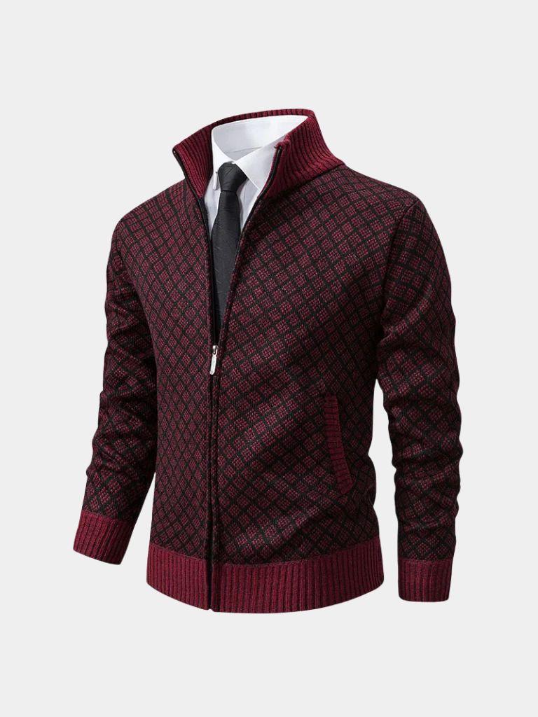 Vintage Jacquard Cardigan - Montierri