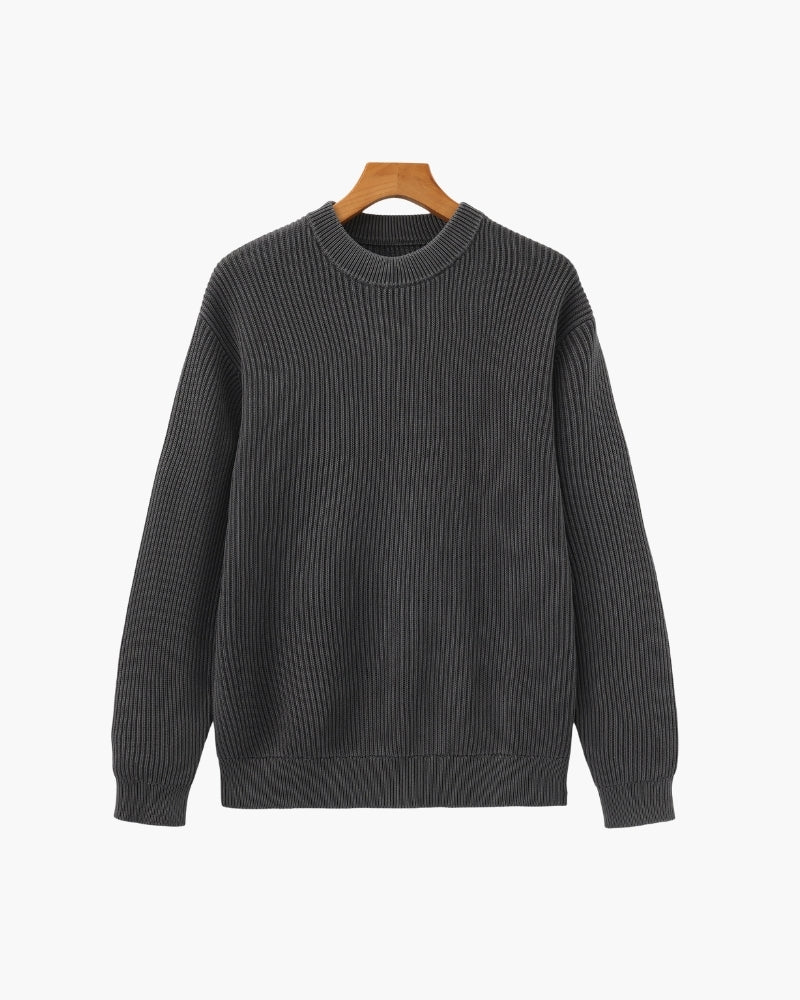 Rib Knit Crewneck - Montierri
