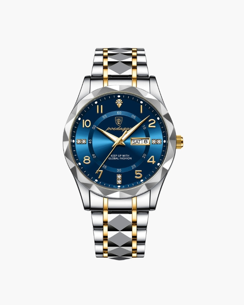Classic Two-Tone Steel Watch | Bellmont Society