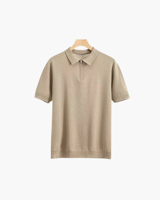 Marbella Zip Up Polo — Avelmontis