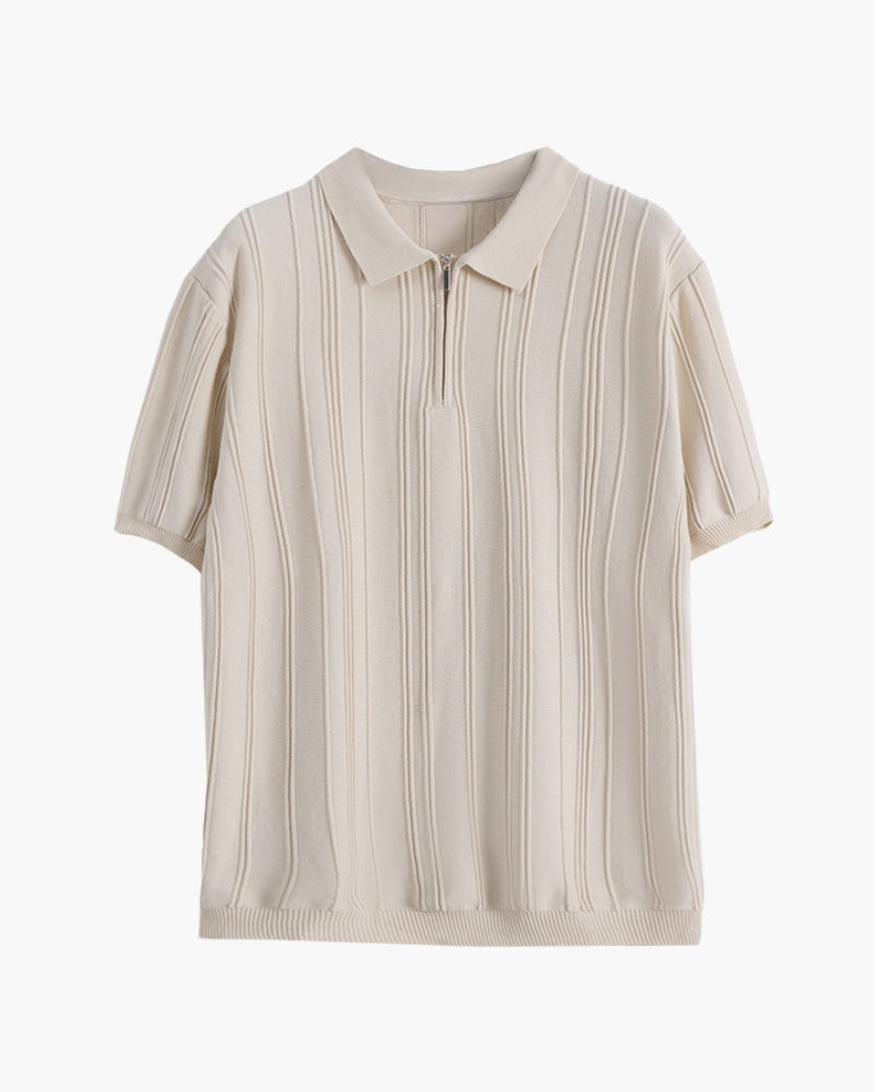 Signature Zip-Up Polo - Montierri