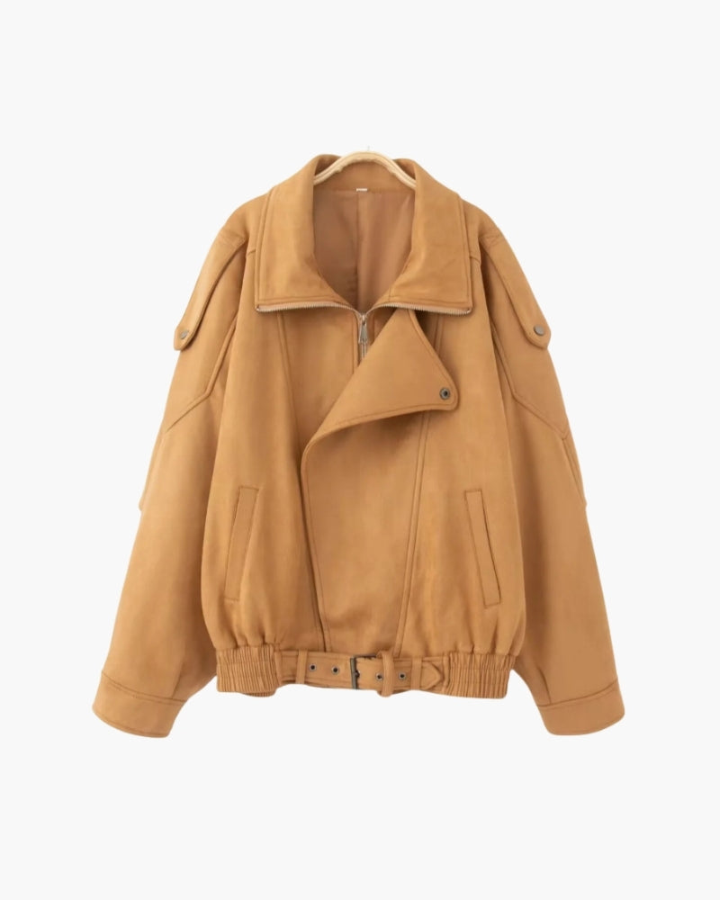 Vintage Suede Drape Jacket - Montierri