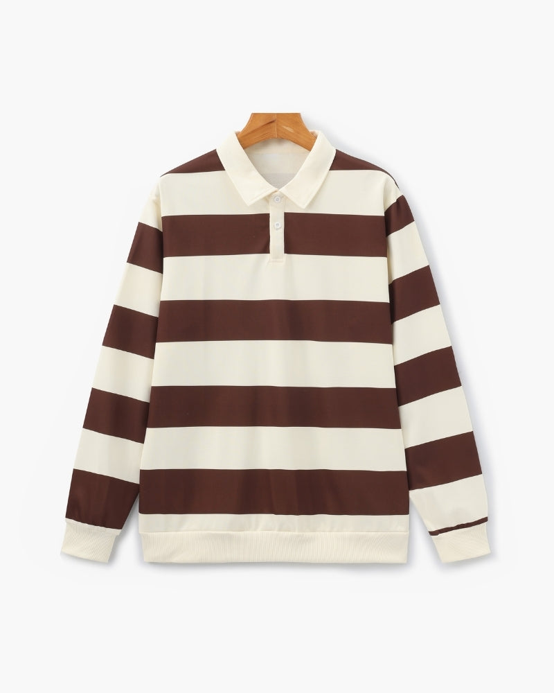 Vintage Stripe Rugby Polo - Montierri