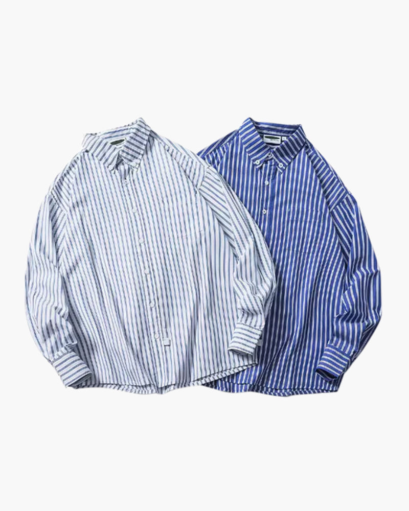 Oversized Striped Shirt — Avelmontis