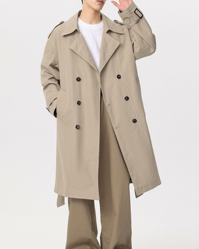 Classic Double-Breasted Trench Coat | Bellmont Society