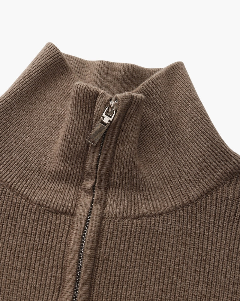 Refined Half-Zip Knit Pullover - Montierri