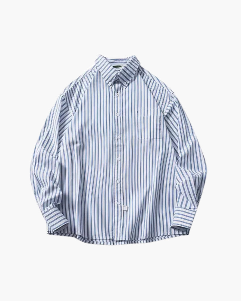 Oversized Striped Shirt — Avelmontis