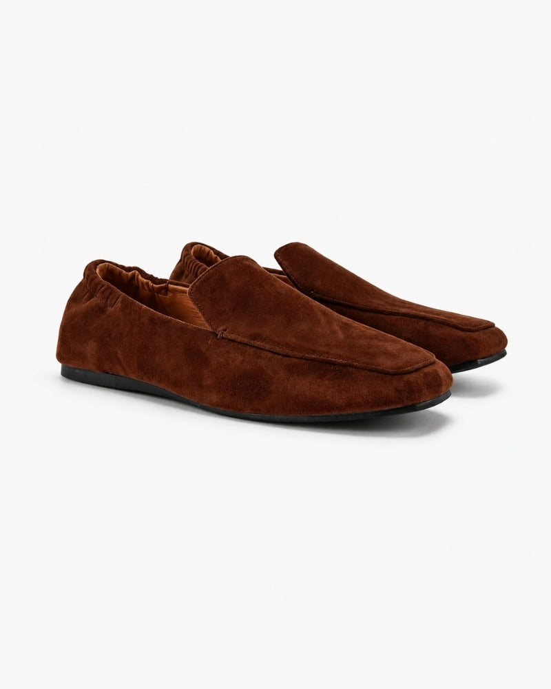 Premium Brown Suede Loafers — Avelmontis