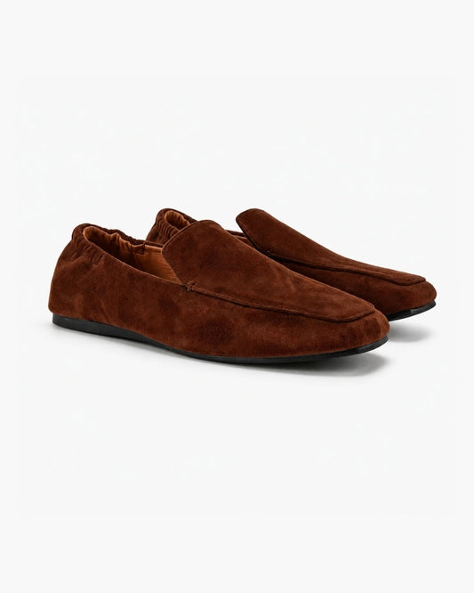Premium Brown Suede Loafers — Avelmontis