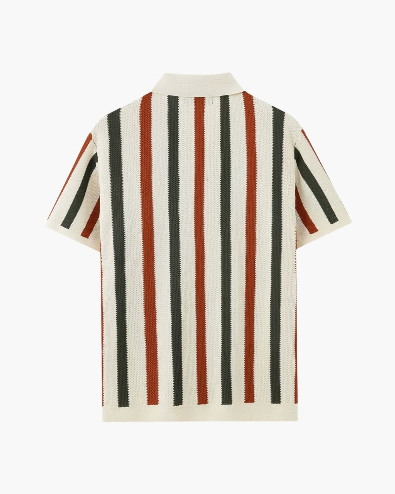 Resort Knit Stripe Polo — Avelmontis