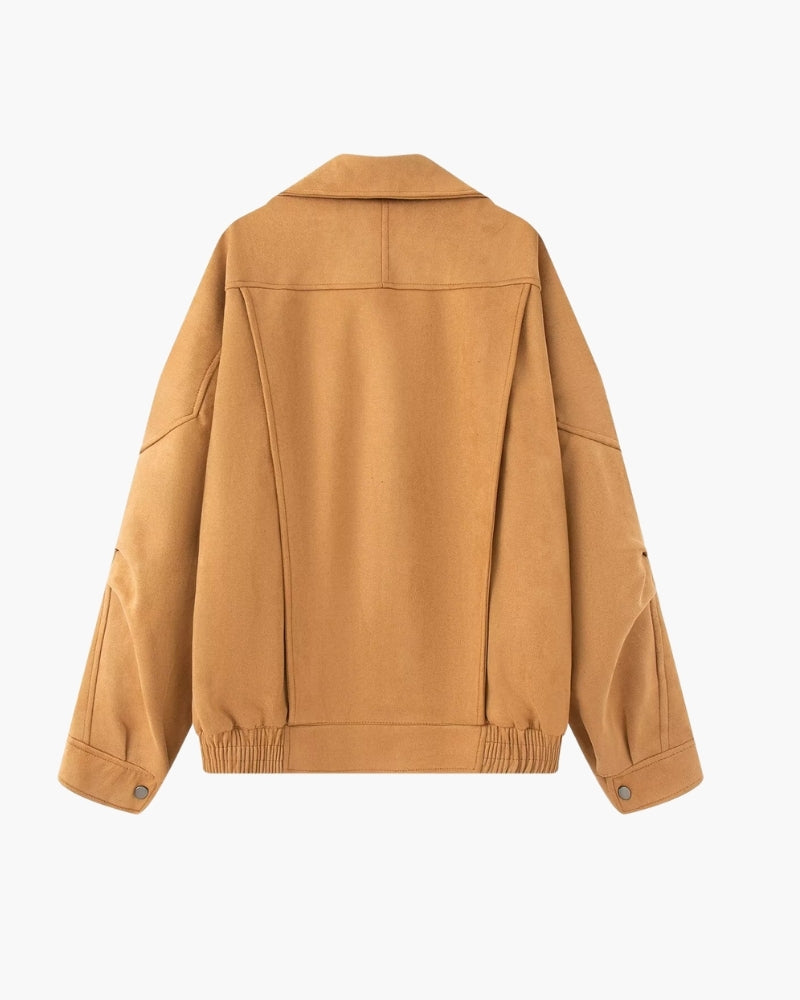 Vintage Suede Drape Jacket - Montierri