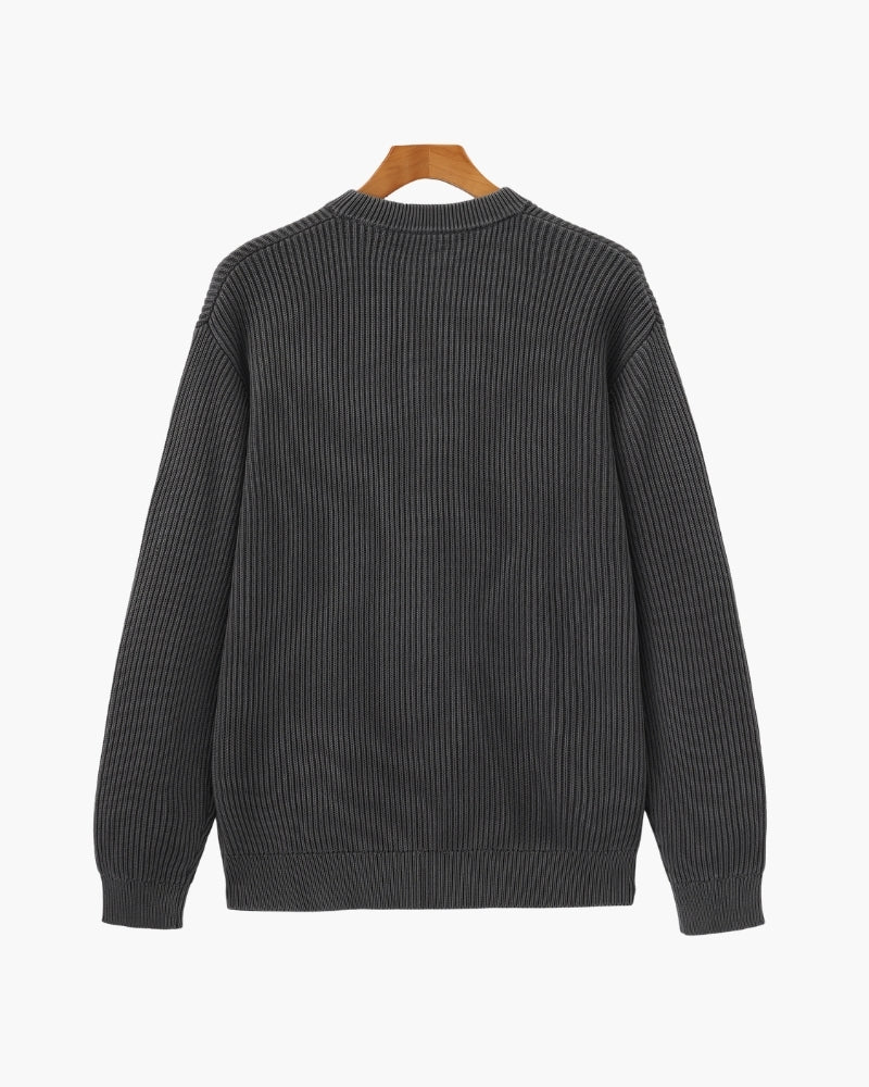 Rib Knit Crewneck - Montierri