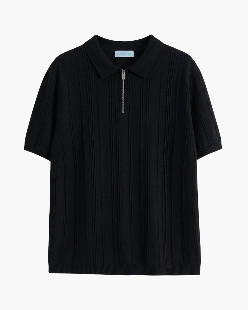 Signature Zip-Up Polo - Montierri