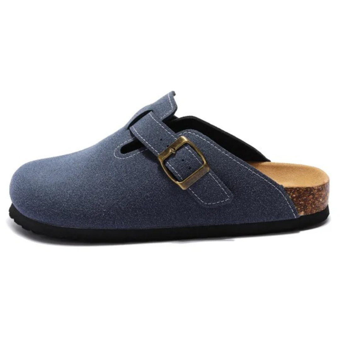 Pucon Suede Clog - Dark Blue — Avelmontis