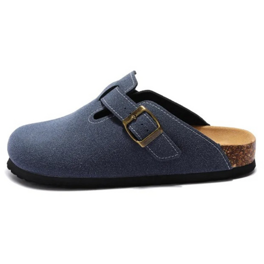 Pucon Suede Clog - Dark Blue — Avelmontis