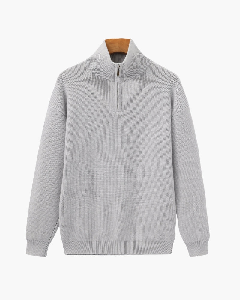 Refined Half-Zip Knit Pullover - Montierri