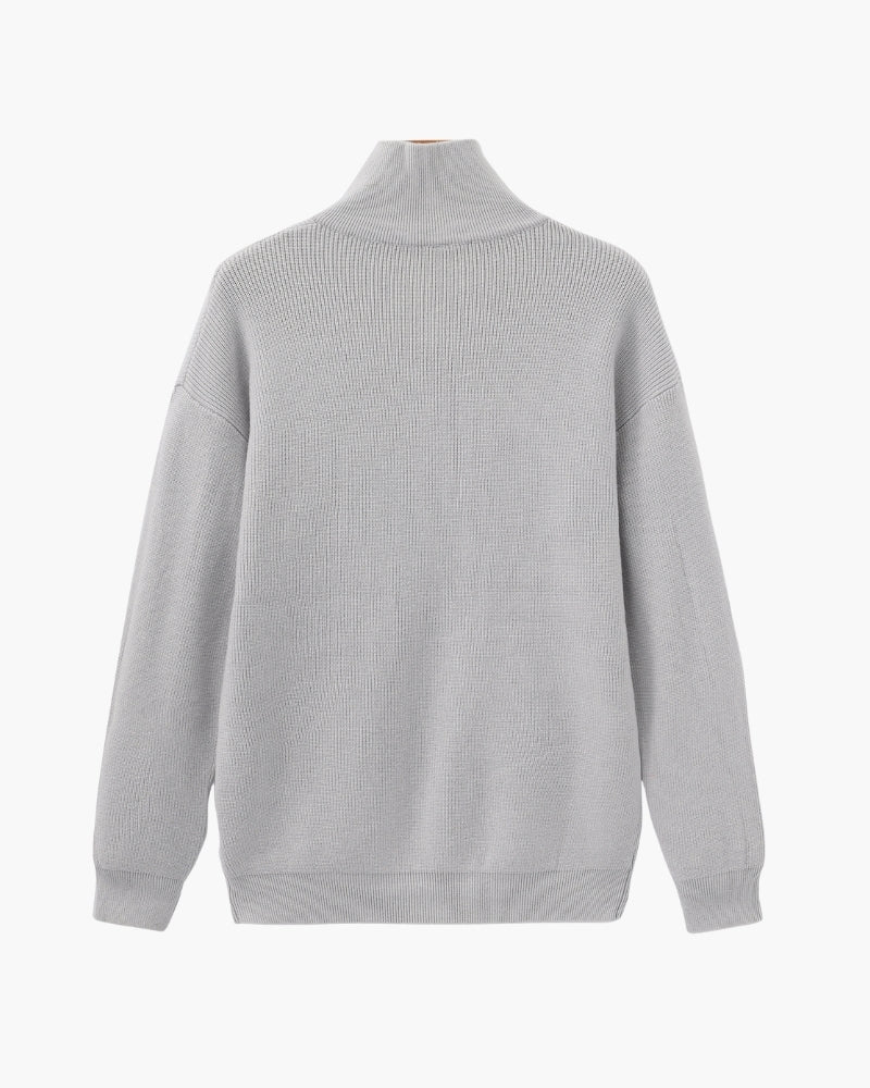 Refined Half-Zip Knit Pullover - Montierri