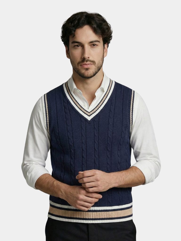 V Neck Elegant Knit Vest - Montierri