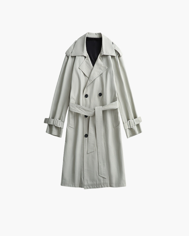 Classic Double-Breasted Trench Coat | Bellmont Society