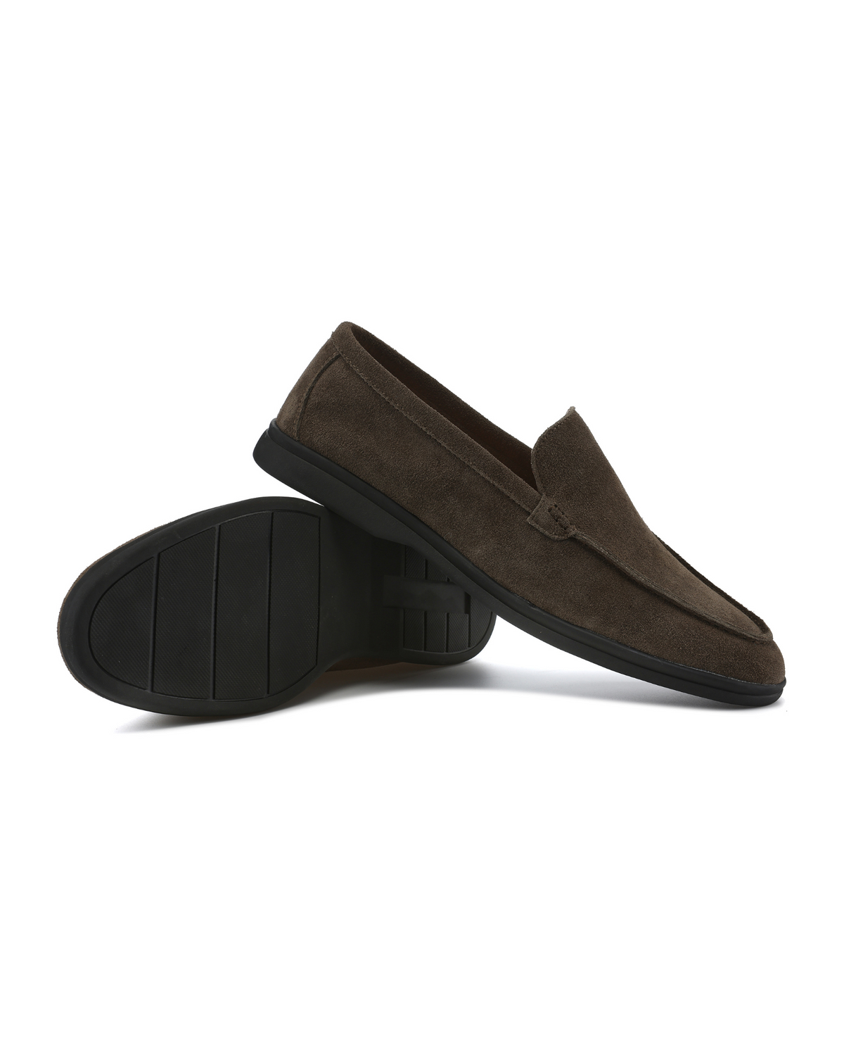 Premium Suede Loafers - Black Soles — Avelmontis
