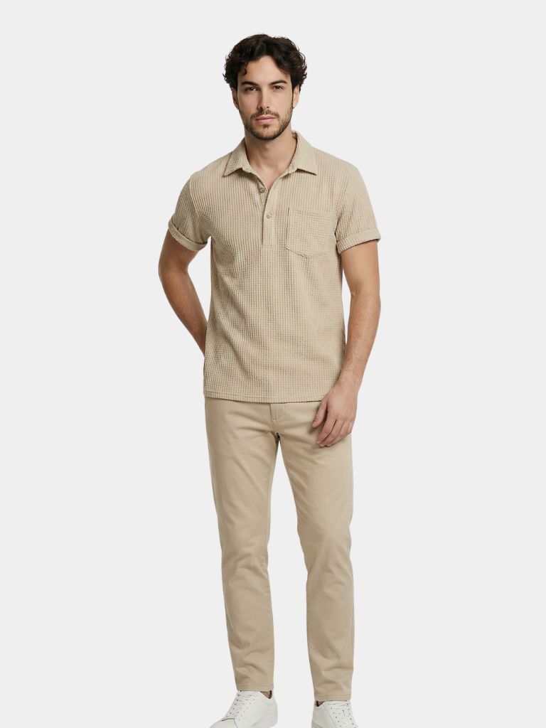 Textured Short Sleeve Shirt - Montierri