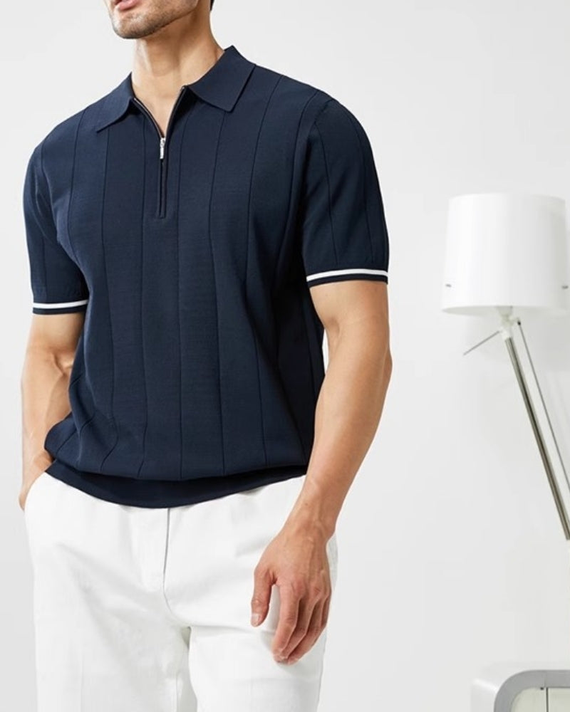 Signature Contrast Trim Polo - Montierri