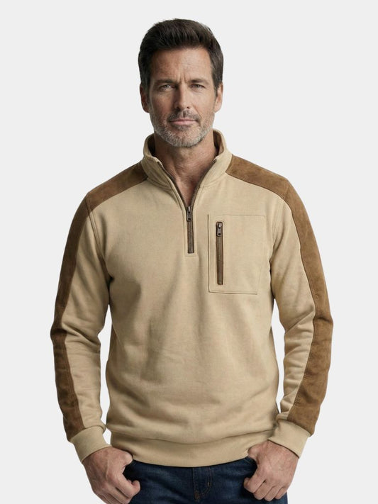 Urban Explorer High Collar Quarter Zip Pullover - Montierri