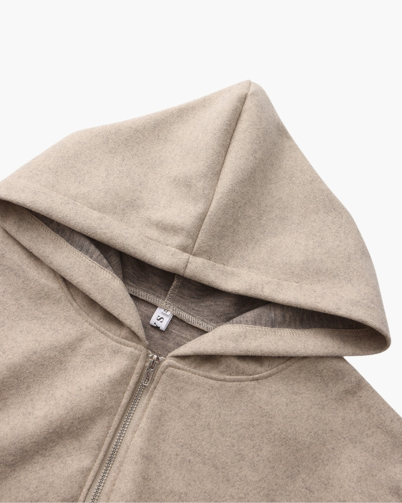 Marlow Wool Zip Coat — Avelmontis