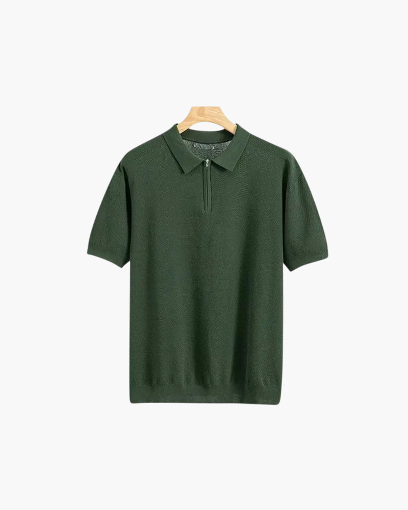 Marbella Zip Up Polo — Avelmontis