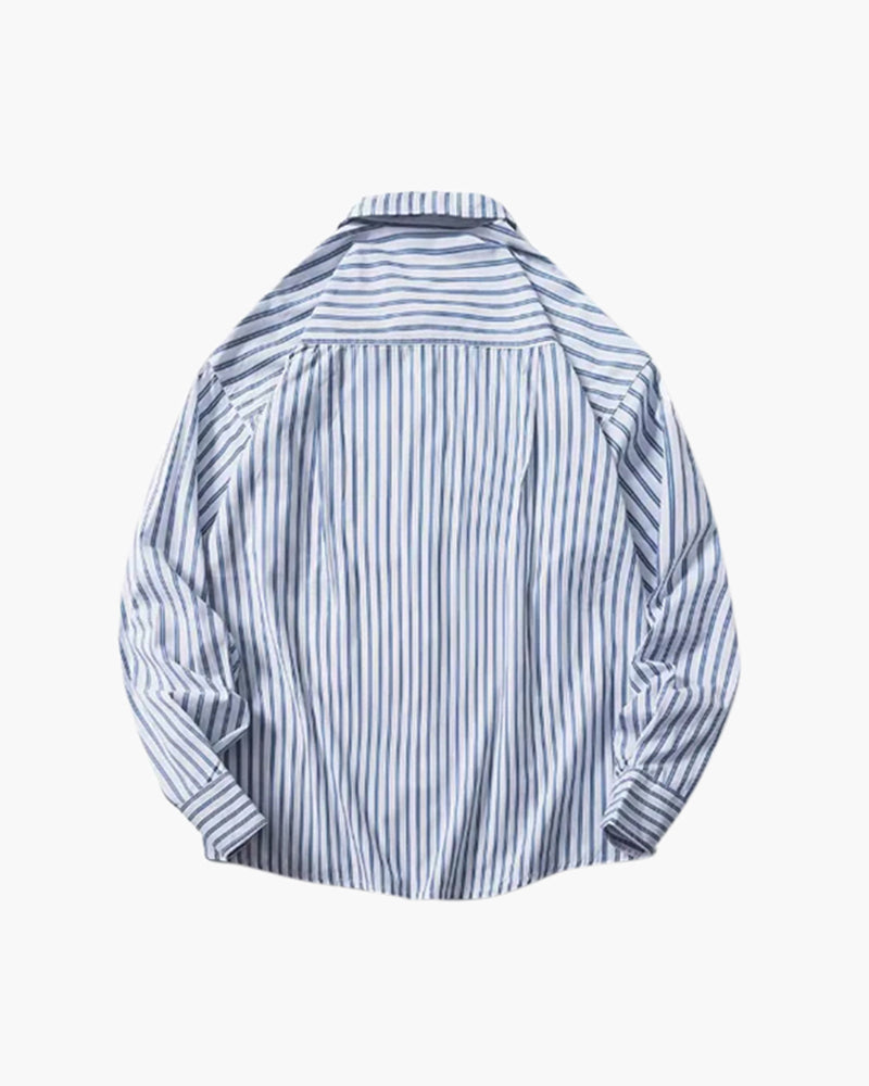 Oversized Striped Shirt — Avelmontis
