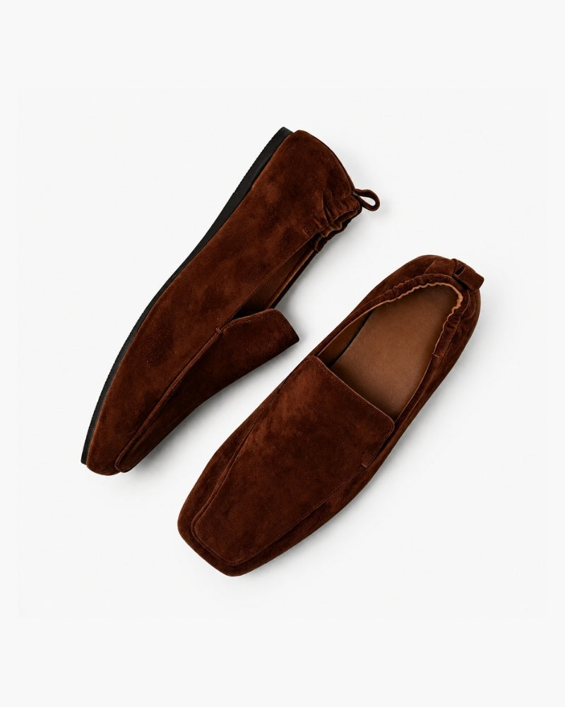 Premium Brown Suede Loafers — Avelmontis